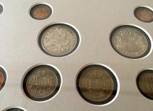 Coins close up