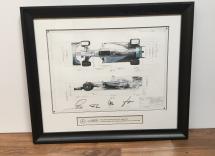 Formula 1 2016 signed by Lewis Hamilton, Nico Rosberg, Paddy Lowe & Toto Wolf